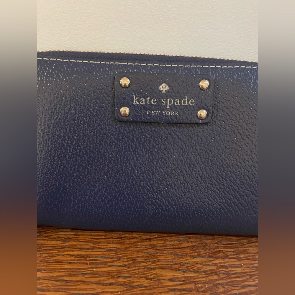 Kate Spade navy blue wallet